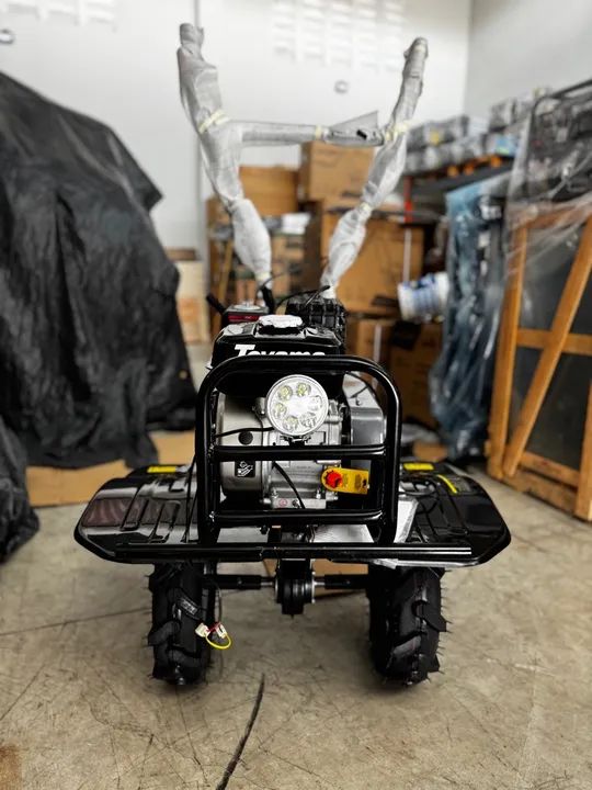 Motocultivador a Gasolina Motor 4T 7Hp 212cc C/ Pneus e Enxadas - Toyama (Novo) - Foto 4