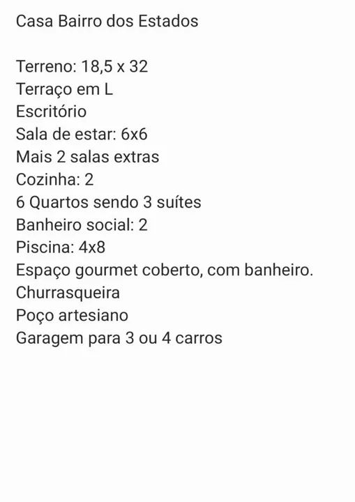 Vendo casa no Bairro dos Estados com 06 quartos sendo 03 suítes  - Foto 3