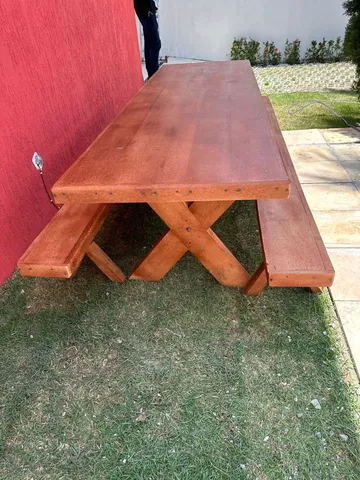 MESA MADEIRA RÚSTICA 