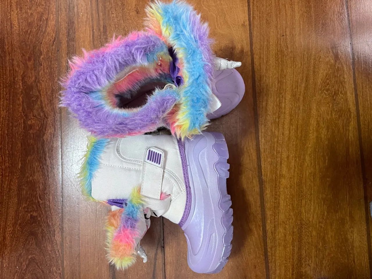 Bota infantil inverno unicórnio bebê menina  - Foto 3