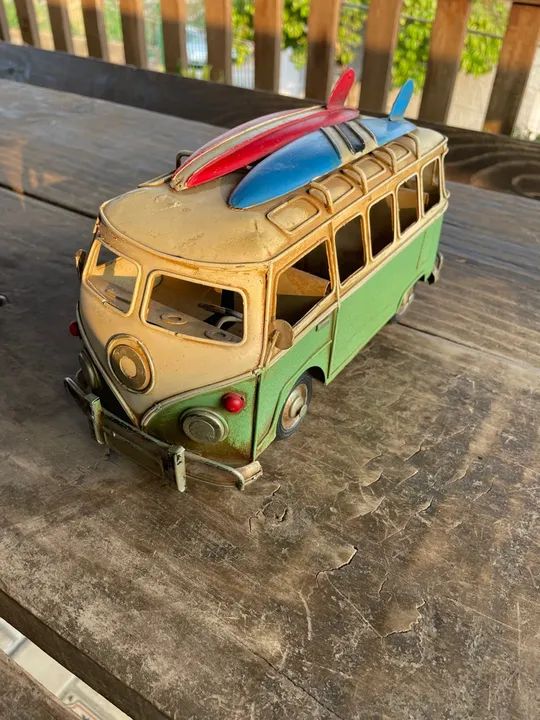 CARRINHO KOMBI VERDE 