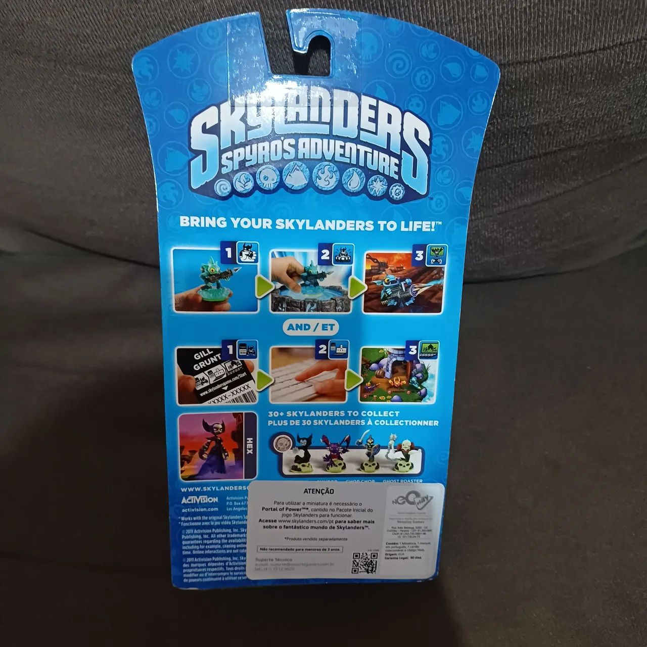 Boneco Hex Skylanders na caixa - Foto 2