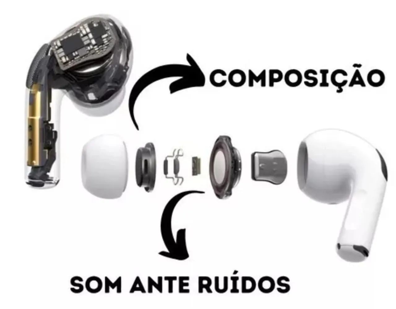 Fone De Ouvido Sem Fio Airs Pro  - Foto 6