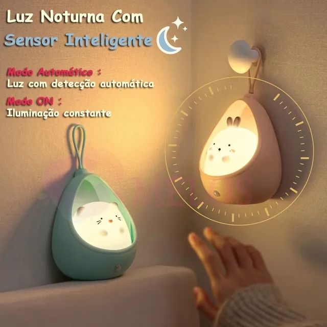 Luminária Sensor De Movimento Branca Led  - Foto 4