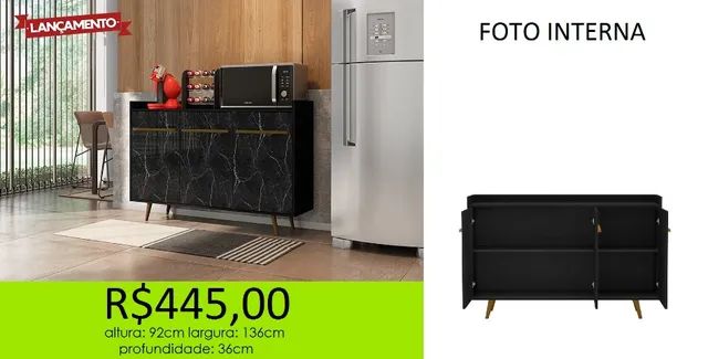 Aparador buffet a pronta entrega