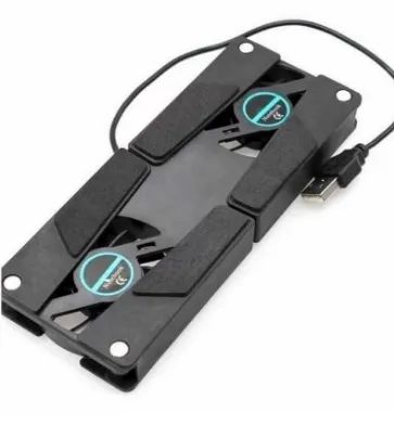 Suporte Base Notebook Com Cooler (2 Ventiladores) De Ventilação (z358) - Foto 3