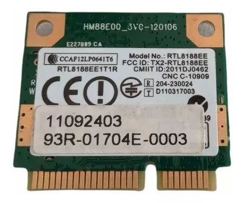 Placa de Rede WiFi Mini PCI Realtek Rtl8188ee 2.4ghz (Entrega Grátis-Produto OEM) - Foto 2