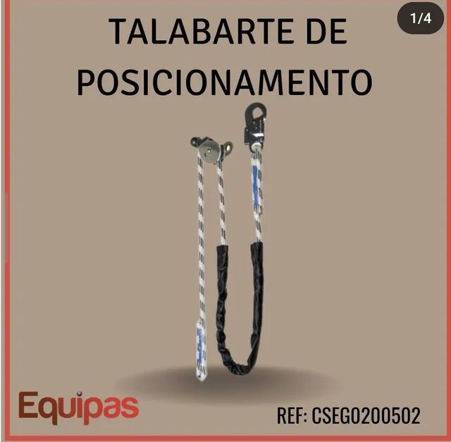 TALABARTE DE POSICIONAMENTO REGU C/ CORDA 12MM/2M CSEG