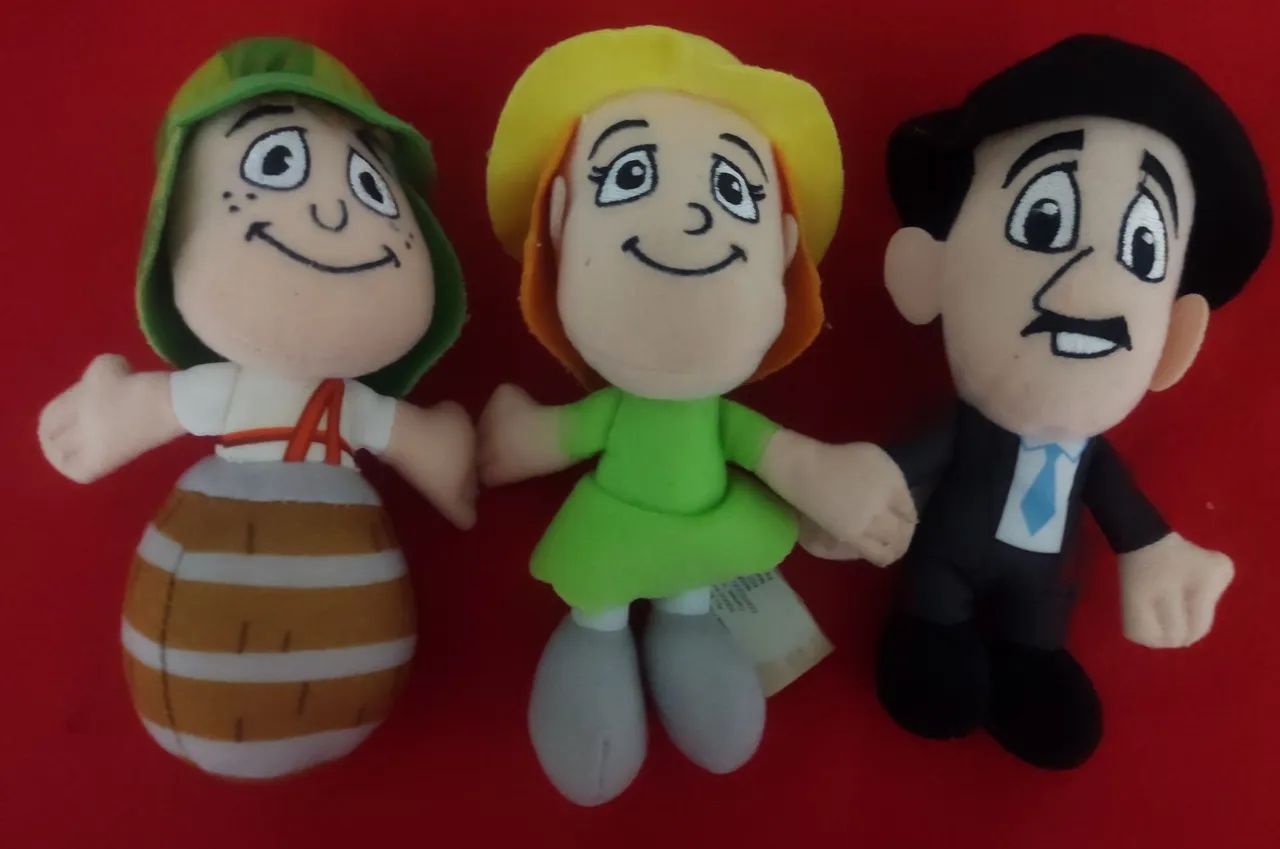 Chaves, Chiquinha, and Señor Madruga Plush Toys64684300243073120
