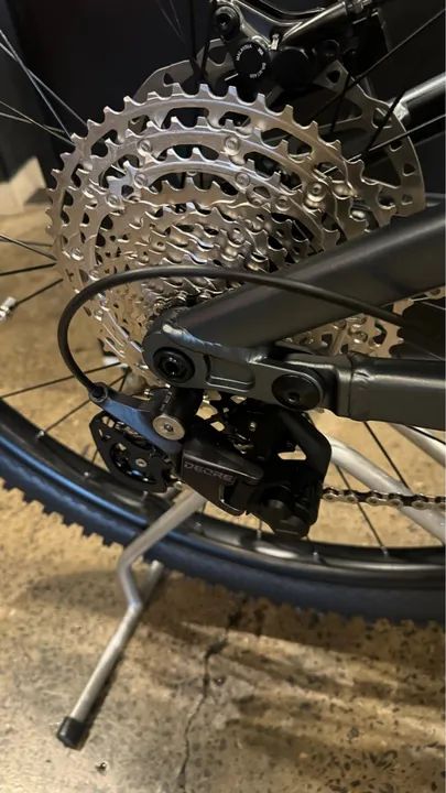 BICICLETA CALOI E-VIBE ELITE FS TAMANHO 15 ZERO  - Foto 5