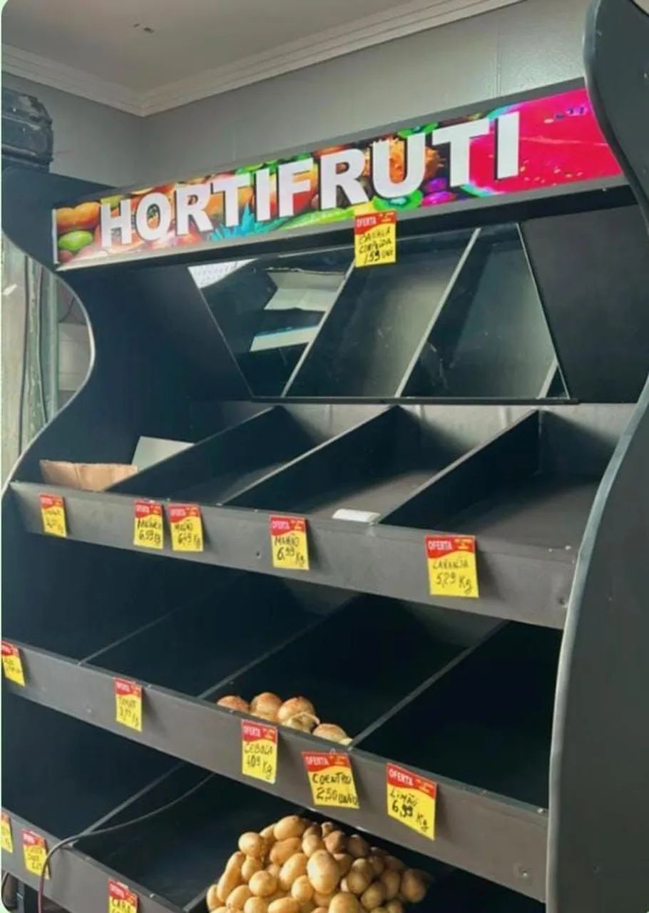 Estante de ferro + expositor Hortifruti  - Foto 2