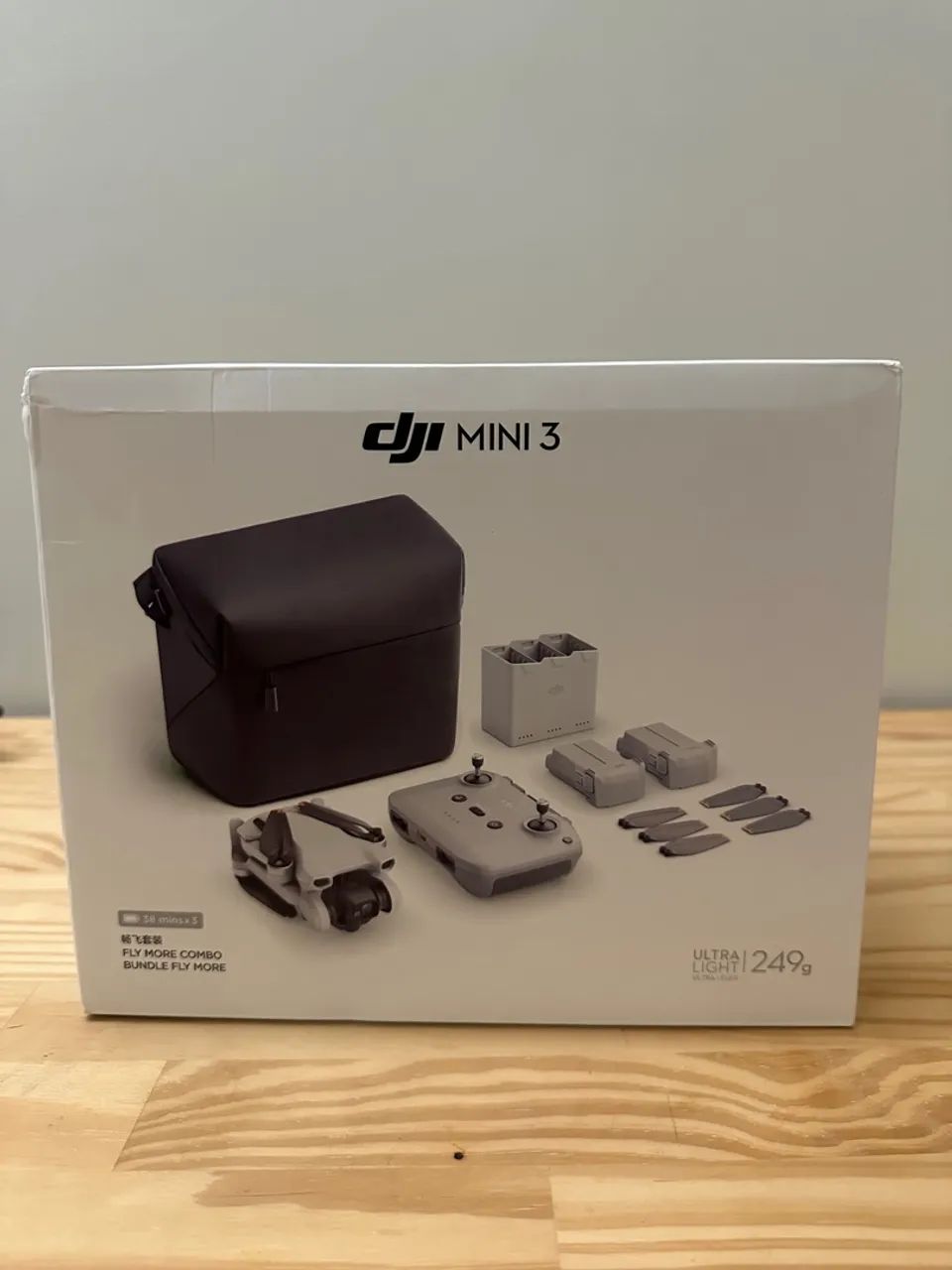 Drone DJI Mini 3 Fly More Combo - Completo na caixa!