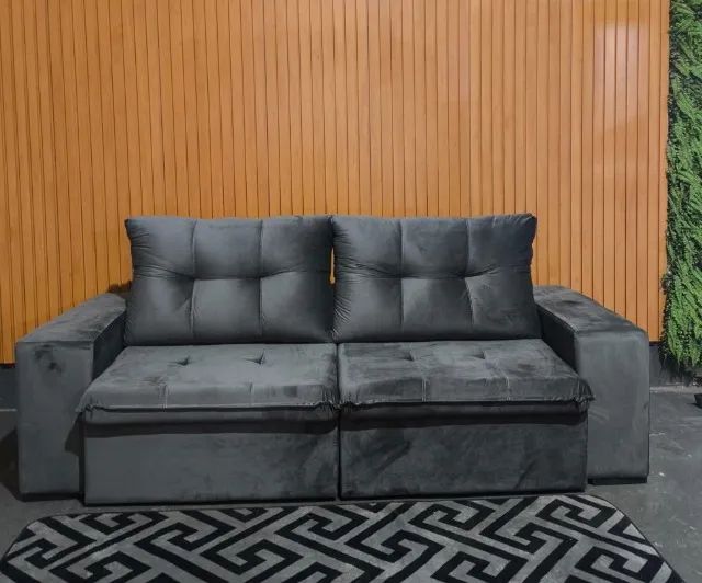 Sofá Roma 1,70m Tecido Suede DIVIDIMOS EM ATE 10 X SEM JUROS