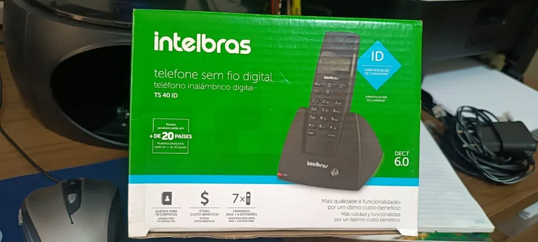  Dois Aparelhos S/ fio Intelbras