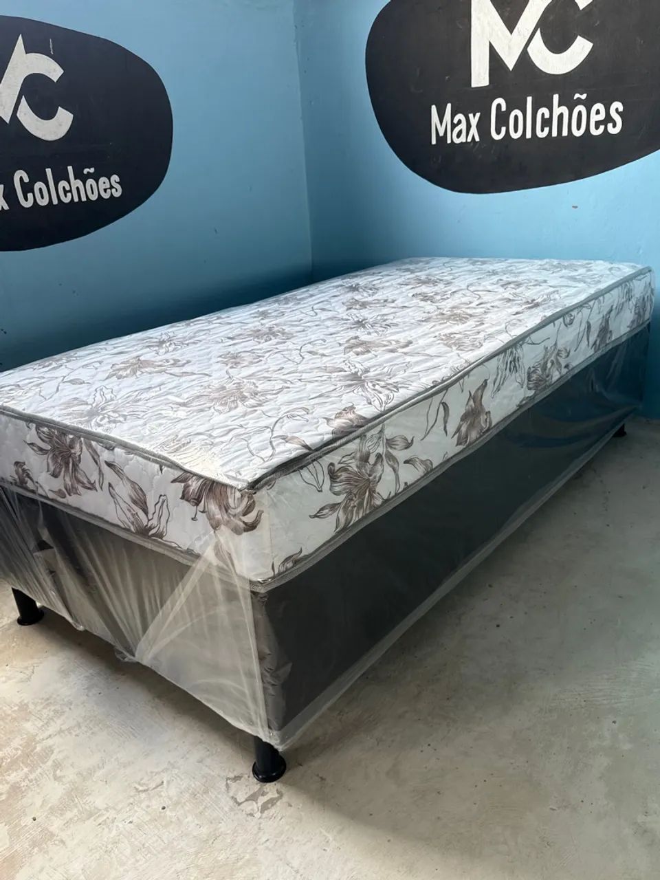 Cama Box Solteirão Molas - Max Colchões  - Foto 3