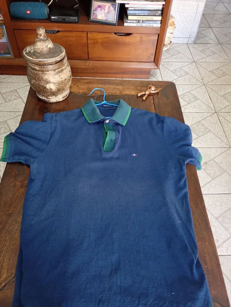 Camisa Polo ELLE ET LUI.    M azul