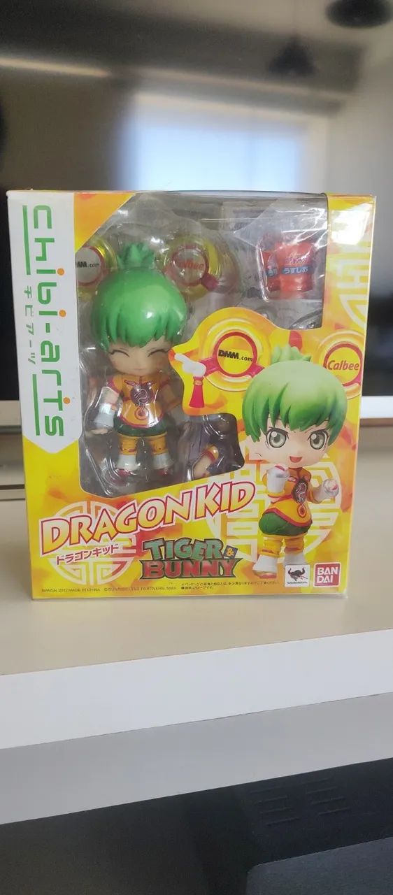Action Figure Bandai Tiger e Bunny Chibi Arts Boneco Dragon Kid