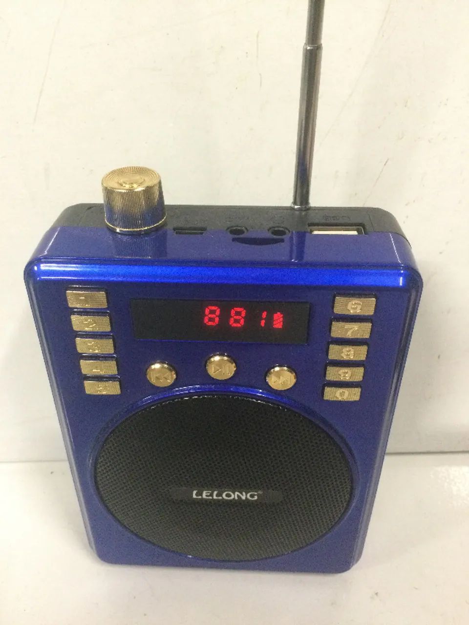 radio fm usb sd microfone megafone 