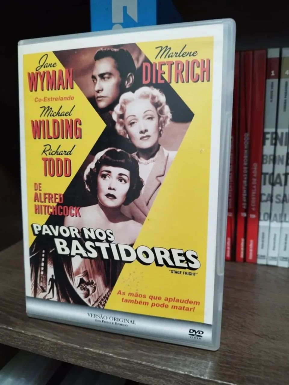 DVD Pavor nos Bastidores Edição Warner (Alfred Hitchcock)