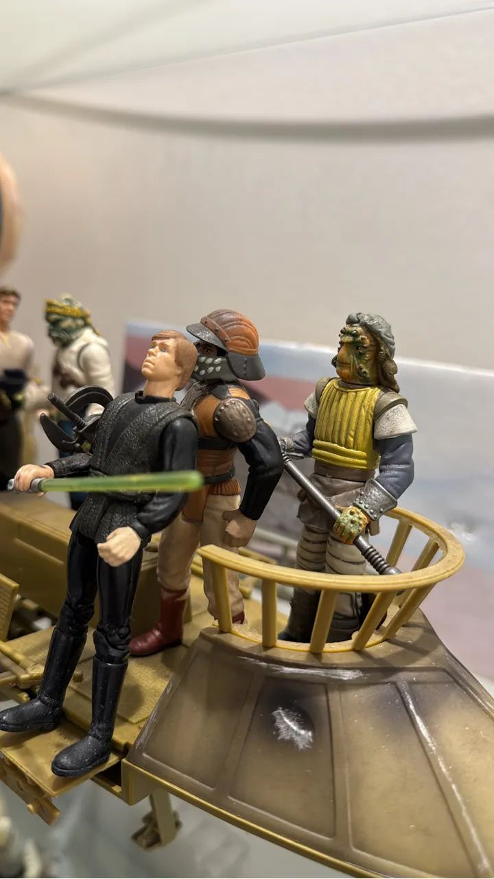 Star Wars Tatooine Skiff com personagens  - Foto 3