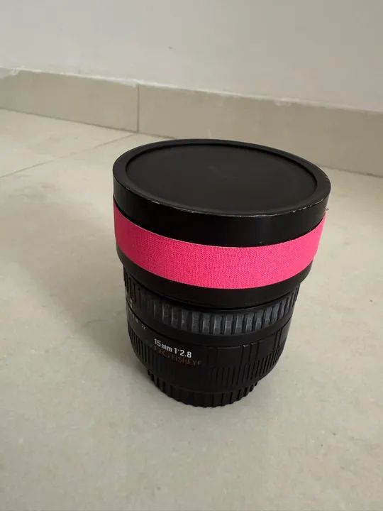 Lente Sigma fisheye 15mm - olho de peixe  - Foto 4