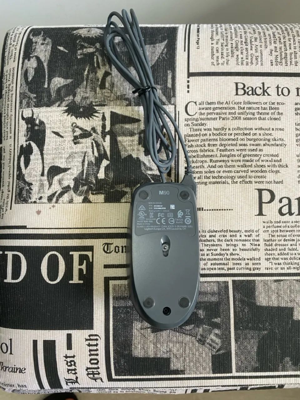Mouse Logitech com fio - Foto 4