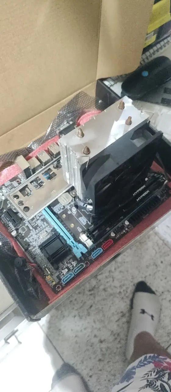 kit placa mãe, processador e memoria - Foto 2