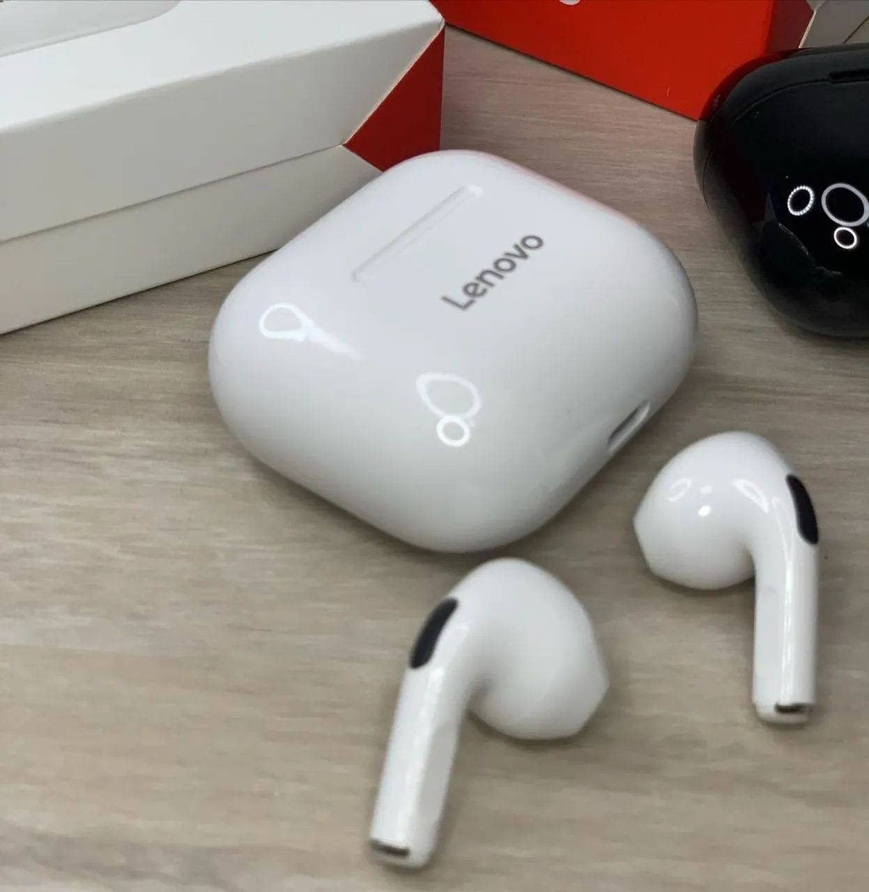 Fone de ouvido sem fio Lenovo lp40 