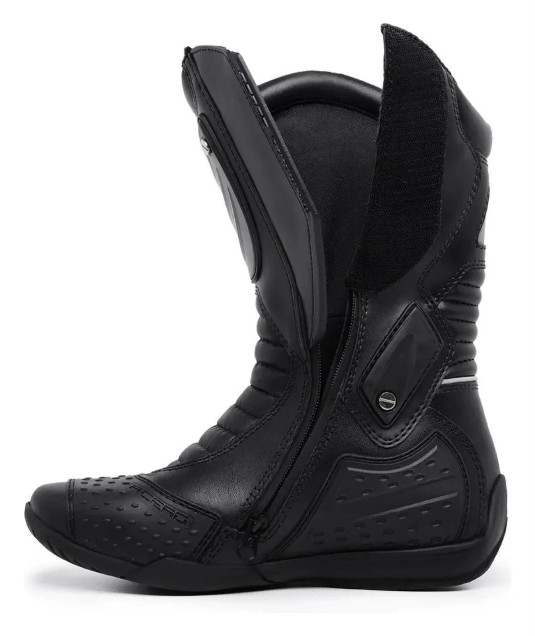 Bota acero motociclista seminova - Foto 2