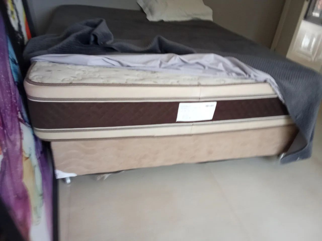 Cama Box queen size com Colchão - Foto 5