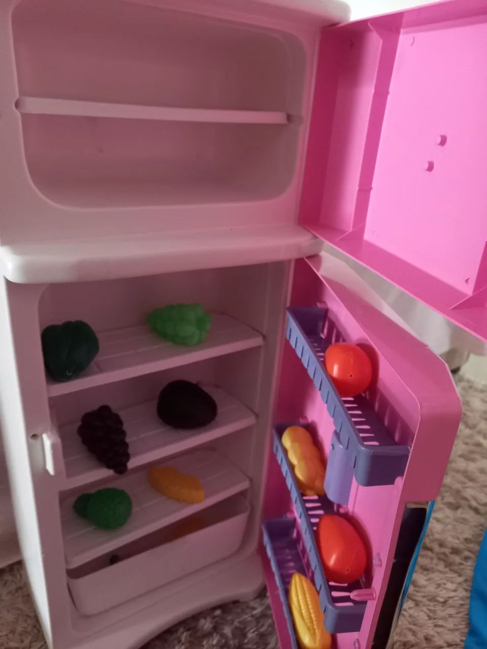 Geladeira de Brinquedo Rosa - Diversão na Cozinha! - Foto 5