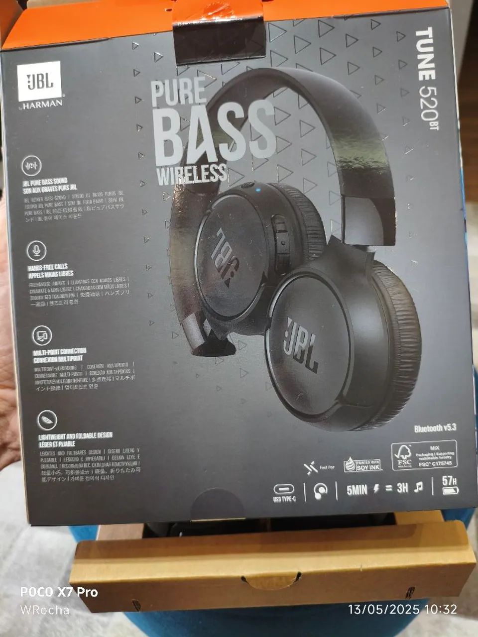 Fone de Ouvido JBL Tune 520BT - Sem Fio - Foto 3