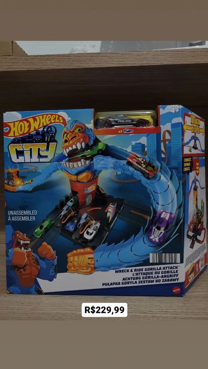 Hot Wheels City - Ataque do Gorila