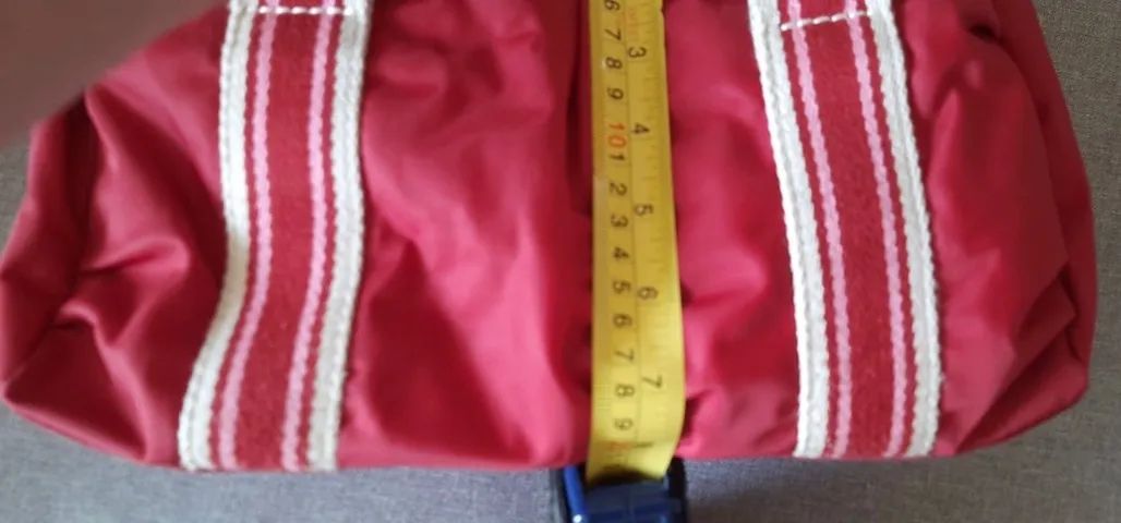 Bolsa Mango rosa em nylon. - Foto 5