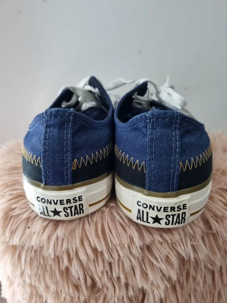 Converse All Star azul jeans  - Foto 3