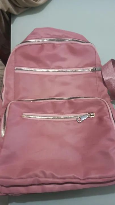 Mochila escolar rosa