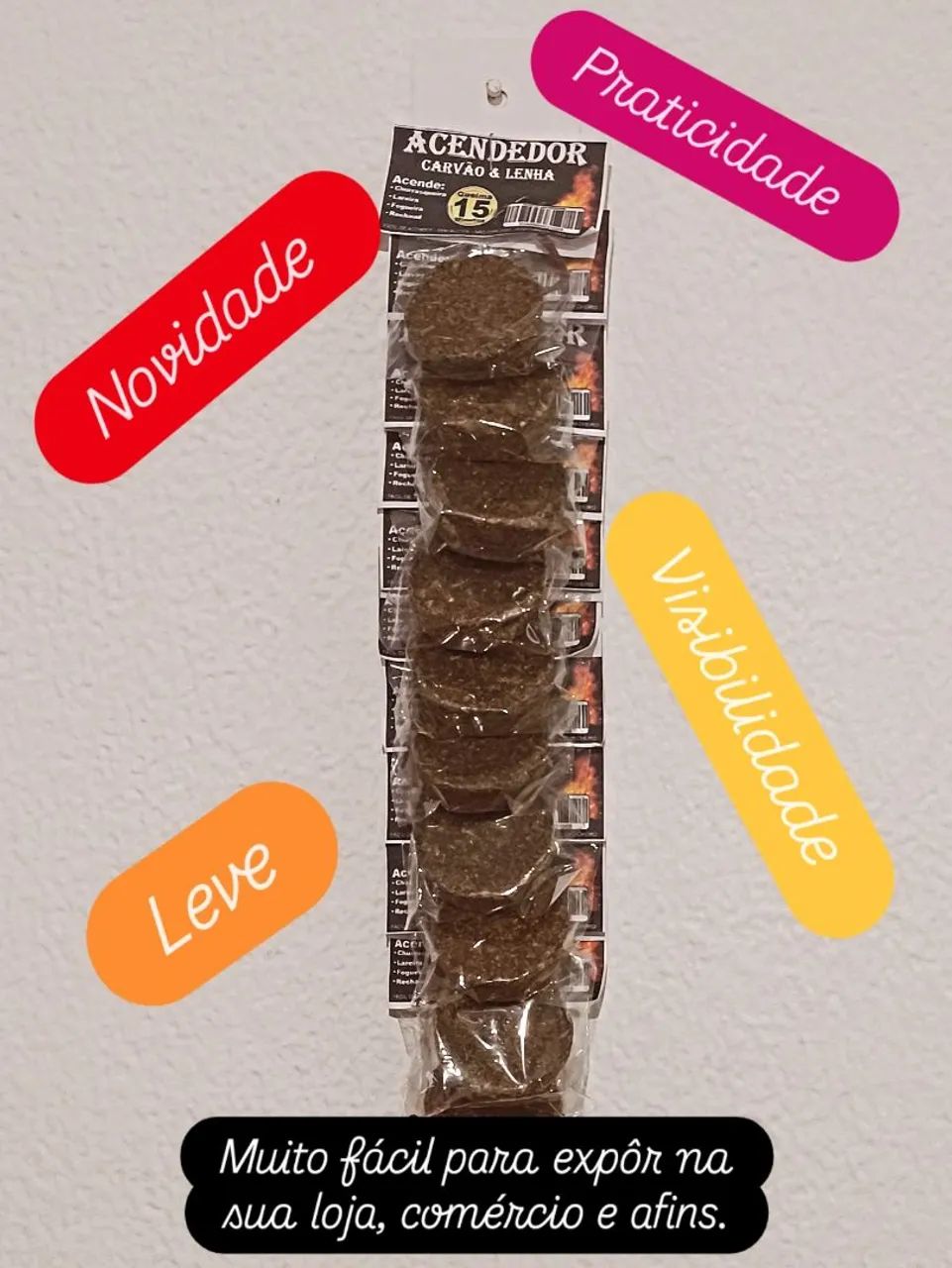 Acendedor de Carvão e Lenha