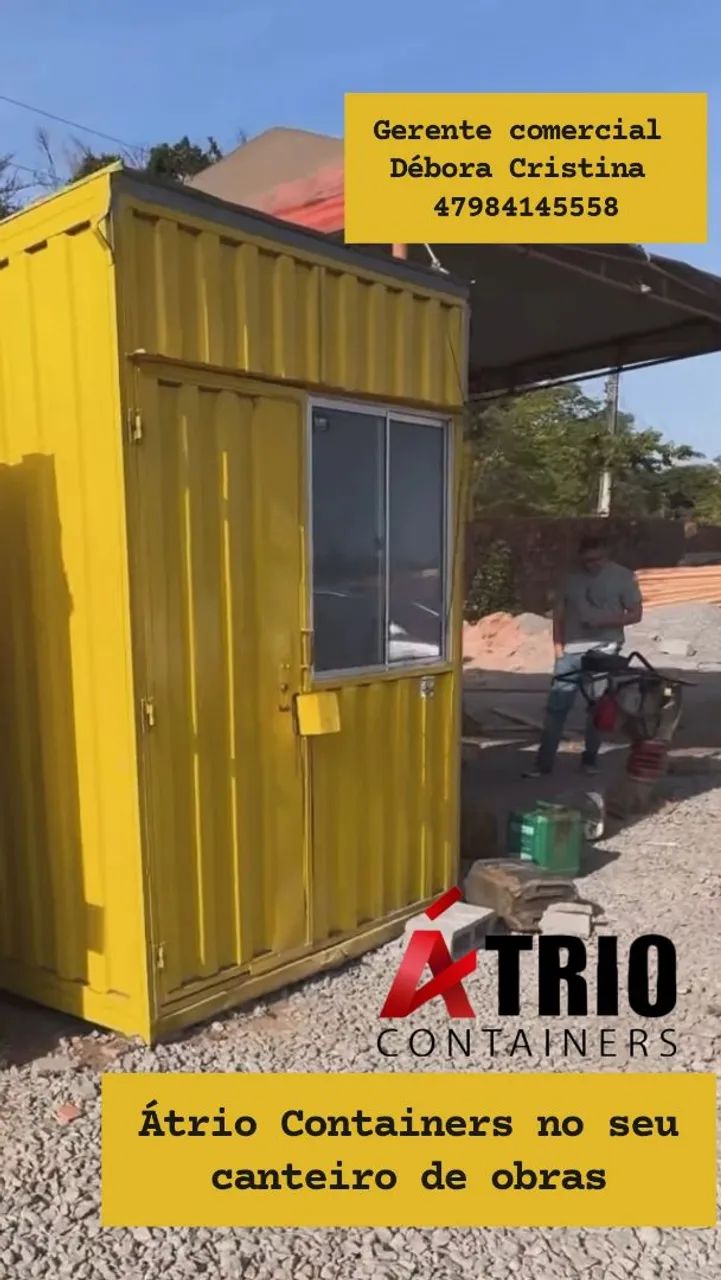 Canteiro de obra containers desmontáveis  - Foto 3