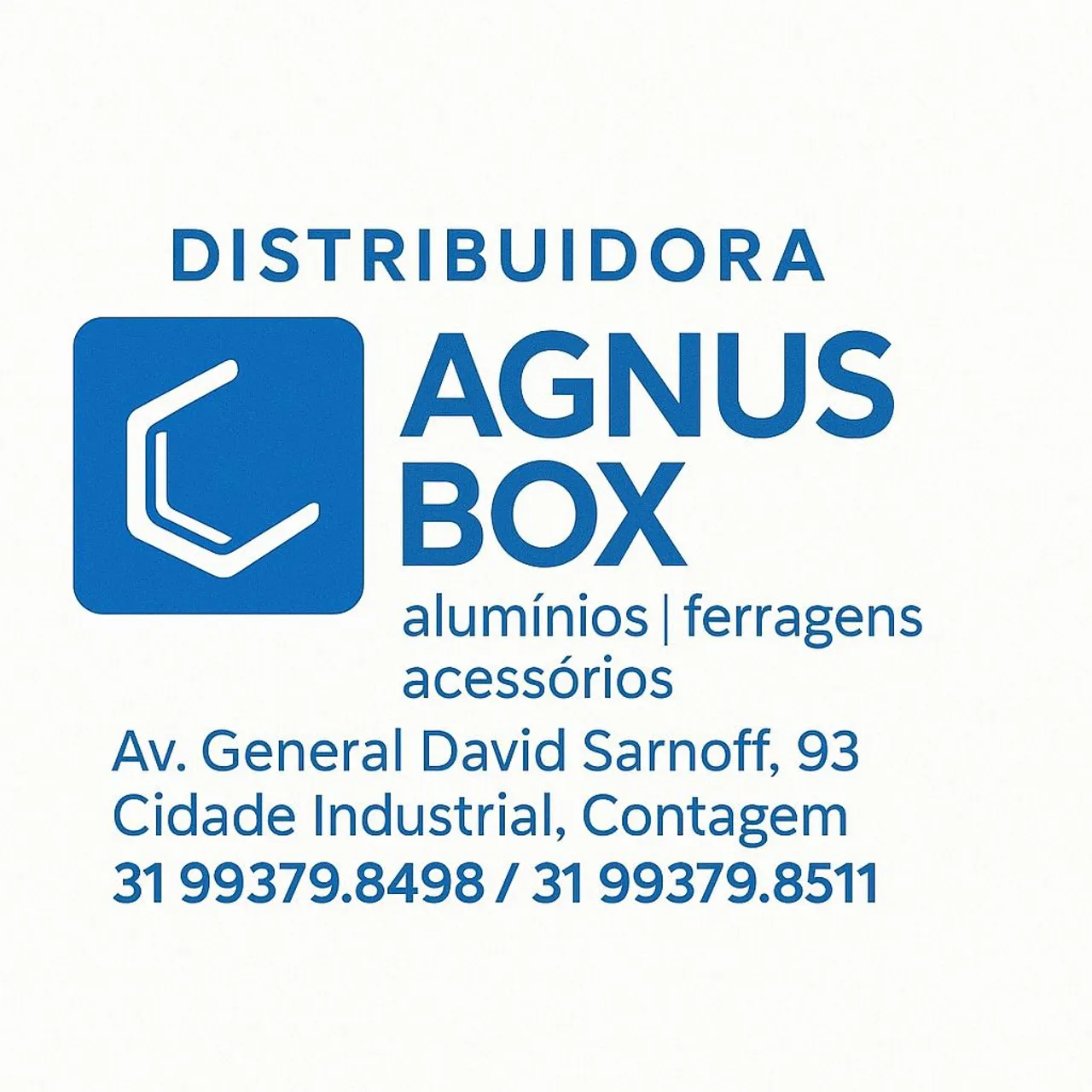 AGNUSBOX distribuidora de box, ferragens e aluminiozo