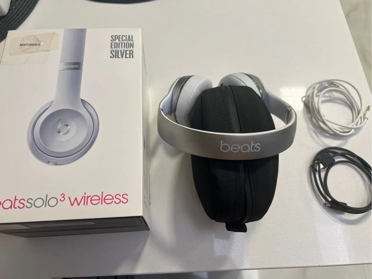 Fone de ouvido/Headphone Beats Solo 3 Wireless Special Edition Silver - Foto 3