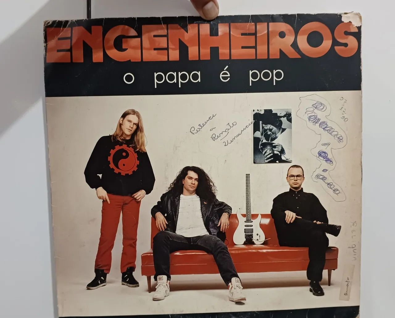 Vinil - Engenheiros do Hawai - O papa é pop - 1990 - Foto 2