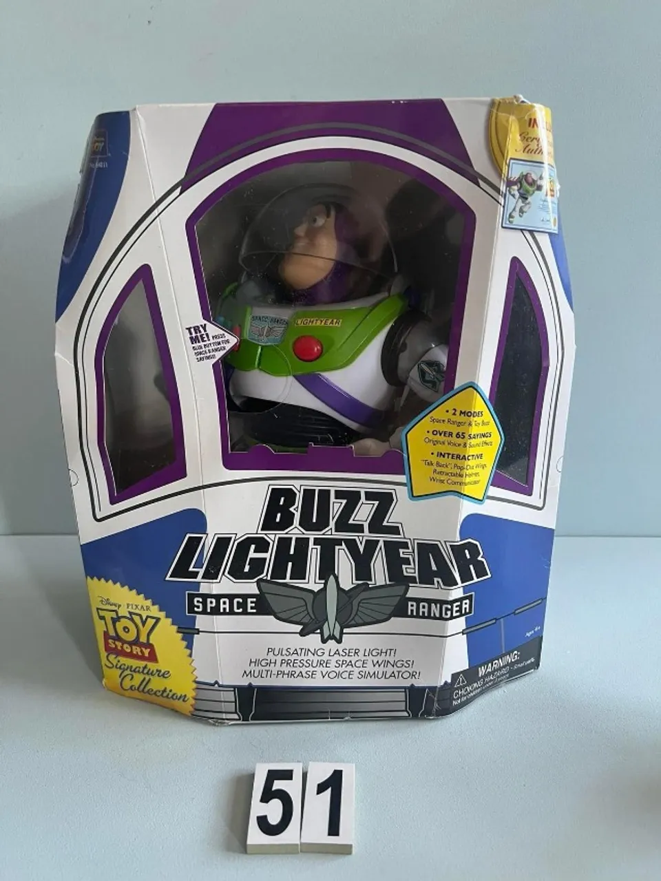 Buzzlightyear signature collection na caixa sem certificado