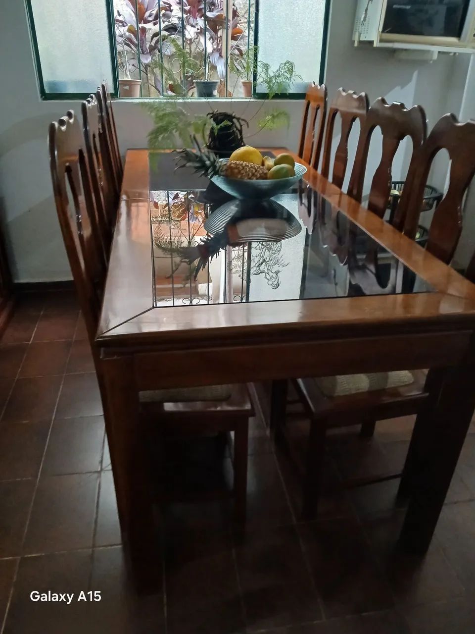 Mesa em mogno 8 cadeiras  - Foto 2
