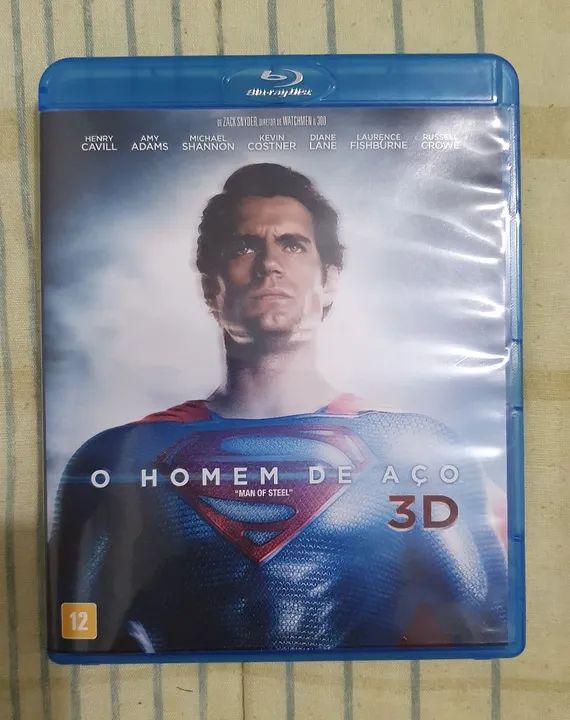 Superman Homem de aço 3D Bluray
