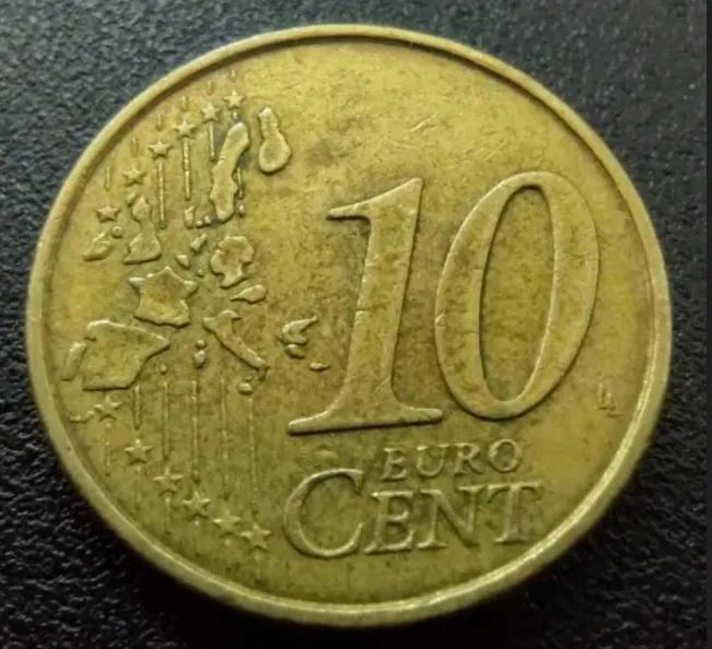 Moeda Euro 10 Centavos - Antiguidades - Nossa Senhora da Apresentação ...
