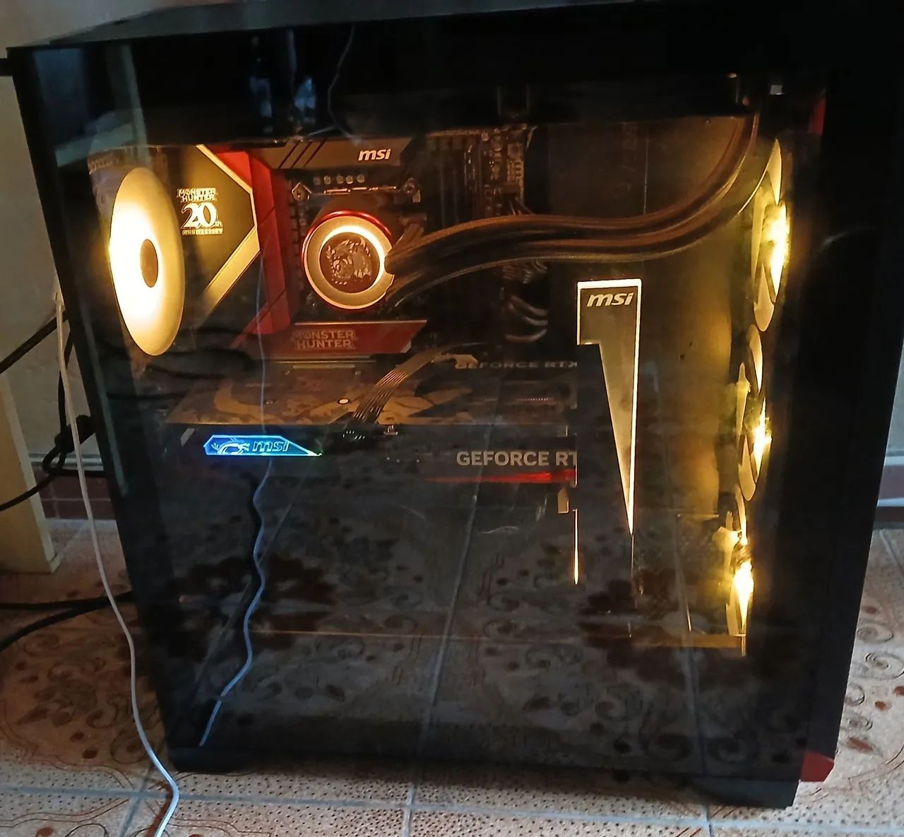 Computador Gamer Monster Hunter Aniversário 20 anos - Kit Completo Colecionador raro