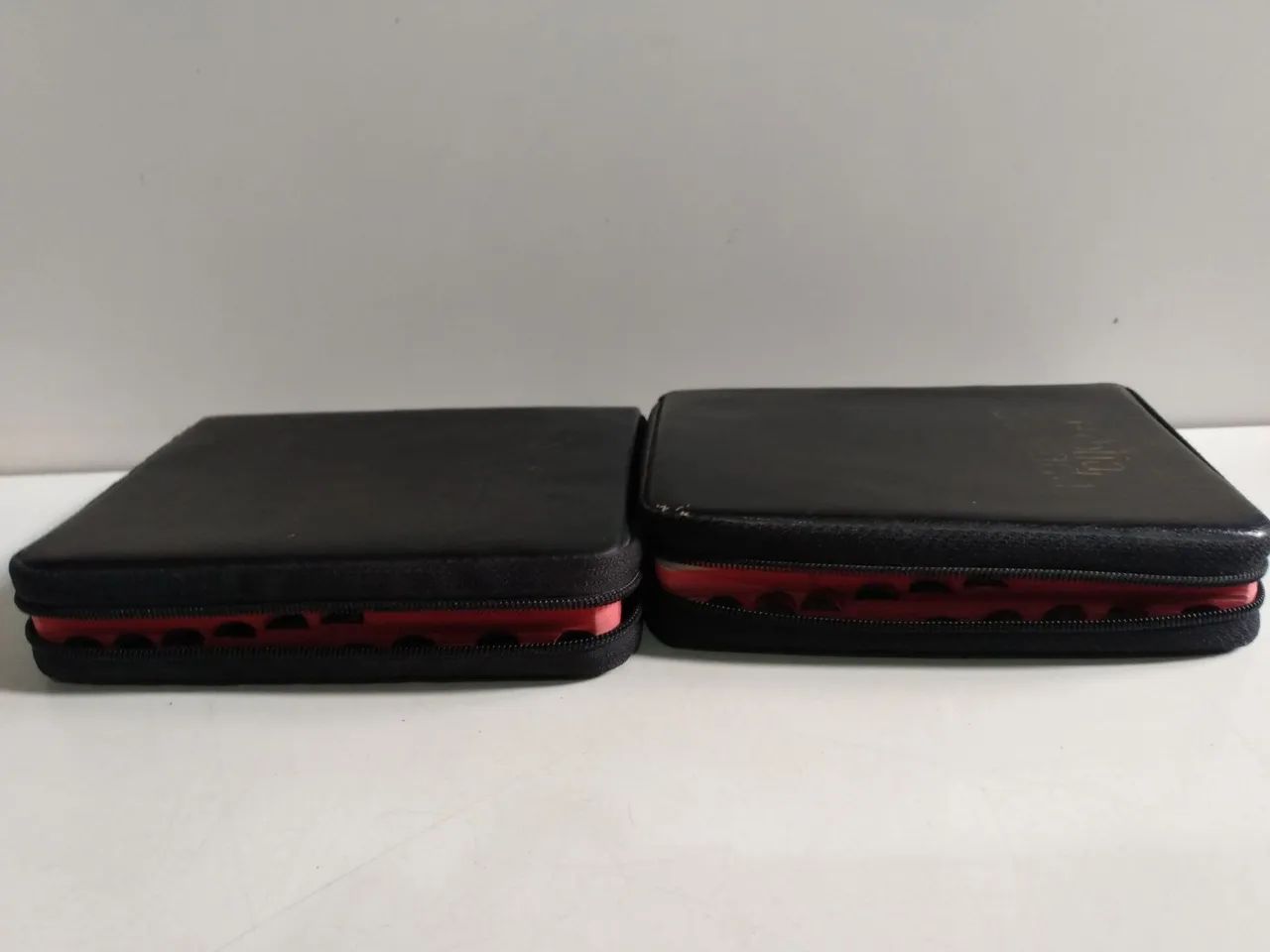 2 Bíblias Sagrada de Bolso Com Capa de Zíper Borda Vermelha Com Índice  - Foto 4