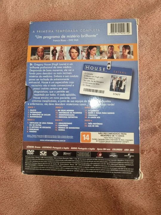 Box de DVD Série House Primeira temporada  - Foto 3