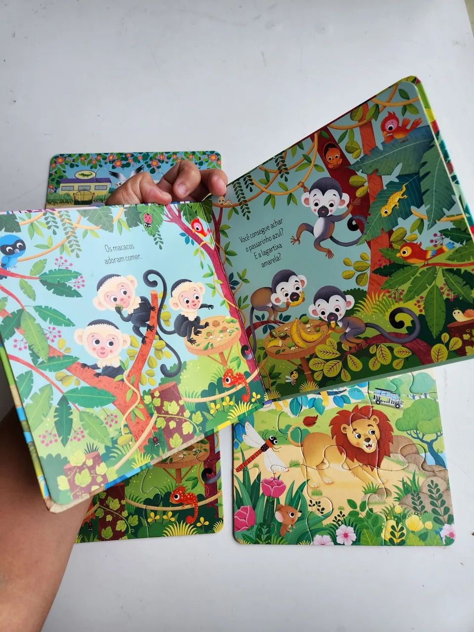 Quebra-cabeças com livro infantil  - Foto 2