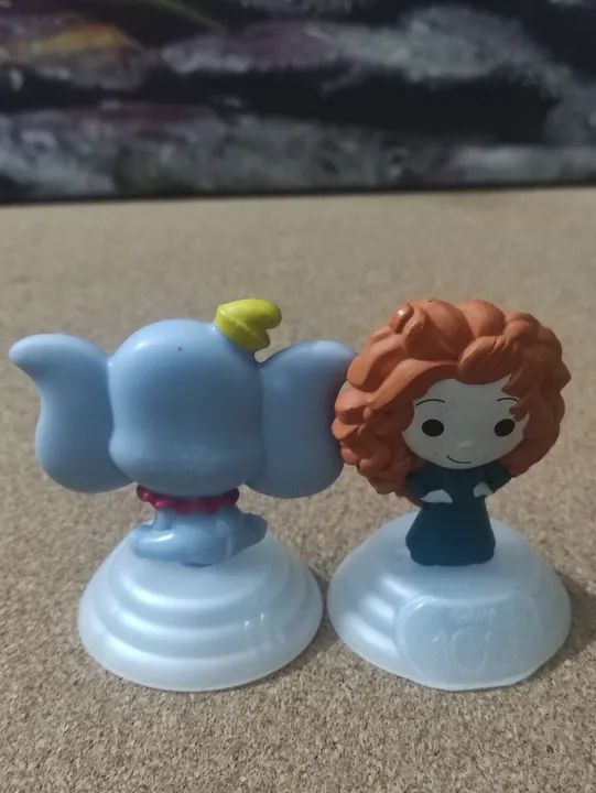 Miniaturas Dumbo e Merida - Coleção Disney 100 Anos McDonald's - Foto 4